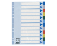 Esselte tabbladen 12 tabs