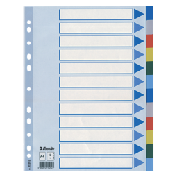 Esselte intercalaires, 12 onglets