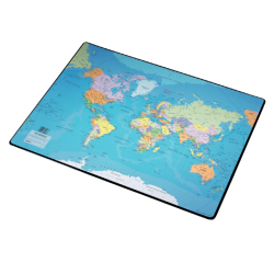 Sous-main Esselte 40x53cm avec carte du monde - néerlandais