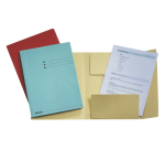 Chemise dossier 3 rabats Esselte 24 x 31,8 cm bleu - Paquet de 50