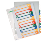Trennblätter A4+ Polypropylen Esselte 12 numerische, mehrfarbige Register - 1 Satz