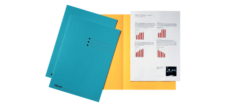 Chemise imprimée 180 g Esselte 22 cm x 31,5 cm - Paquet de 100