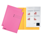 Esselte filing folder, pink, 180 gsm cardboard, pack of 100 pieces