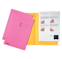 Esselte chemise de classement, rose, carton de 180 g/m², paquet de 100 pièces