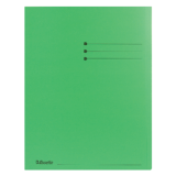 Chemise imprimée à bord décalé 180 g Esselte 22 x 31,5 cm vert - Paquet de 100