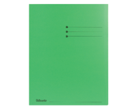 Chemise imprimée à bord décalé 180 g Esselte 22 x 31,5 cm vert - Paquet de 100