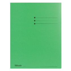 Chemise imprimée à bord décalé 180 g Esselte 22 x 31,5 cm vert - Paquet de 100