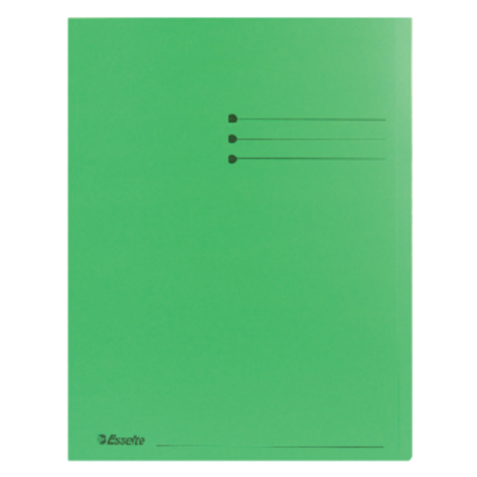 Chemise imprimée à bord décalé 180 g Esselte 22 x 31,5 cm vert - Paquet de 100