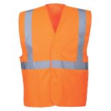 Portwest hi-vis band and brace vest orange - size l/xl