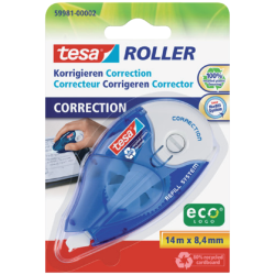 Roller correcteur tesa® ecoLogo® 8,4mmx14m rechargeable sous blister