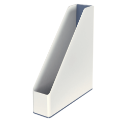 Porte-revues Leitz WOW Dual blanc/gris