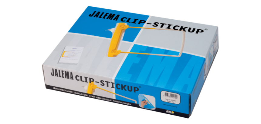 JalemaClip Bindemechanismus, Djois, Stick-up, gelb, AC, 100 Stück