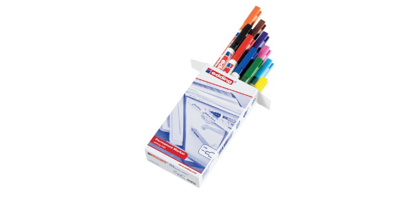 Marqueur edding 400 ogive 1mm assorti set 10 pièces