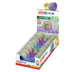 Dévidoir ruban tesafilm® Mini ecoLogo® + ruban Eco&Clear 10mx19mm