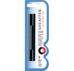 Cartouche d’encre Sheaffer Skrip Classic noir blister 5 pièces