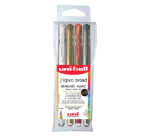 Uni-ball Signo Gel Roller Large Metallic 4 Assorted Piece Set