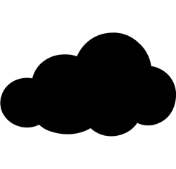 Securit Slate Cloud 48x29cm