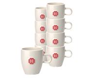 Tasse Douwe Egberts Lungo 150ml blanc