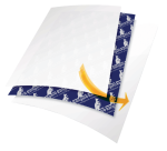 Kangaro papier carbone, ft A4 (21 x 29,7 cm), bleu, paquet de 10 feuilles