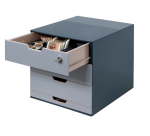Coffee Point Box Durable 3385-58 anthracite-gris clair