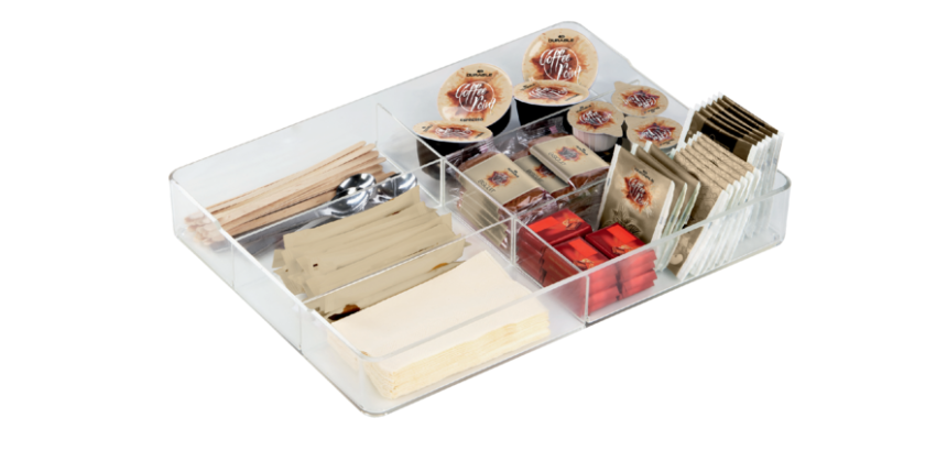 Coffee Point Caddy Durable 3384-19 transparent