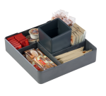 Durable anthracite Coffee Point Bin