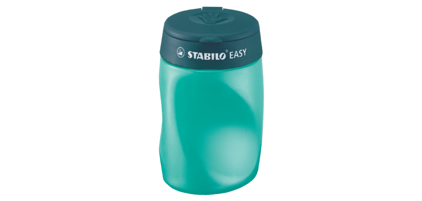 Taille-crayon STABILO Easy 4501 3-en-1 gaucher pétrole