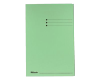 Dossiermap Esselte folio 3 kleppen manilla 275gr groen