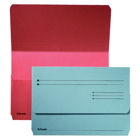 Esselte Pochette documents Pocket File rouge