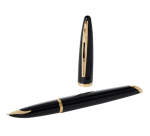 Stylo plume Waterman Carena Sea Black Lacquer GT Medium