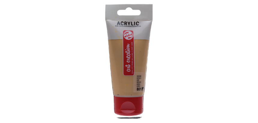 Peinture acrylique Talens Art Creation 801 Or tube 75ml