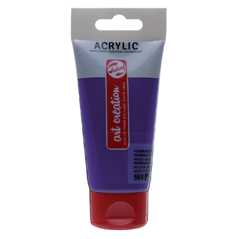 Acrylverf Talens Art Creation 568 permanentblauwviolet tube à 75ml