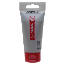 Peinture acrylique Talens Art Creation 800 argent tube 75ml