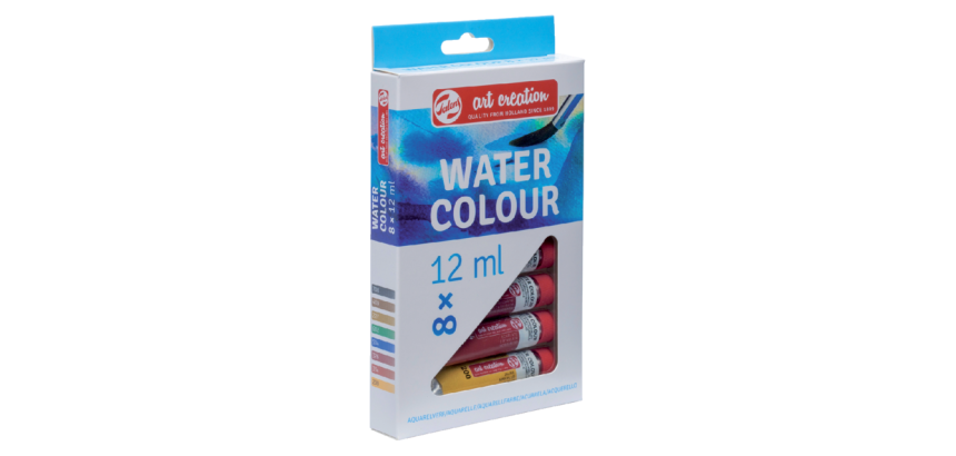 Peinture aquarelle Talens Art Creation assorti 8 pièces