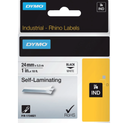 DYMO RhinoPRO Self Laminating - labels - 1 roll(s) - Roll (2.4 cm x 5.5 m)