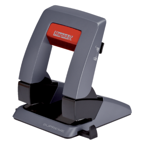 Perforateur Rapid SP30 Press Less 2 trous 30 feuilles noir/gris