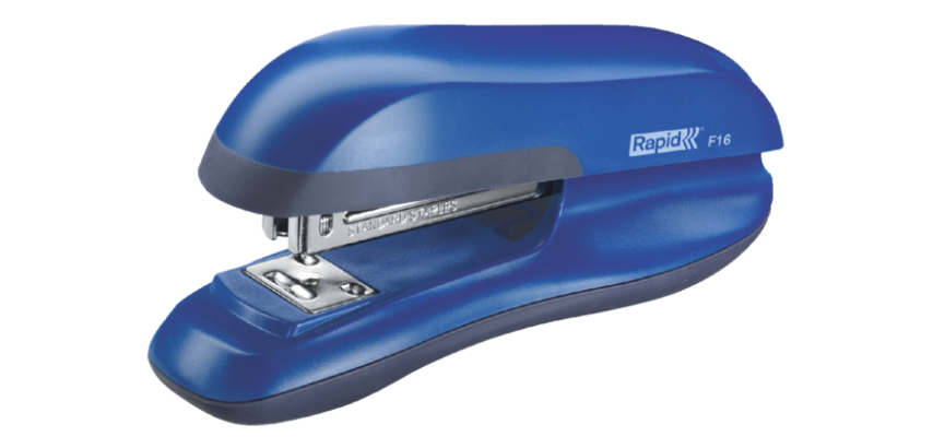 Rapid Fashion F16 half-strip stapler 20 sheets blue
