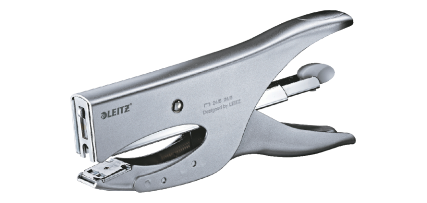 Pince agrafeuse Leitz P3 40 feuilles argent blister