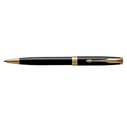 Stylo bille Parker Sonnet Black Lacquer GT Medium