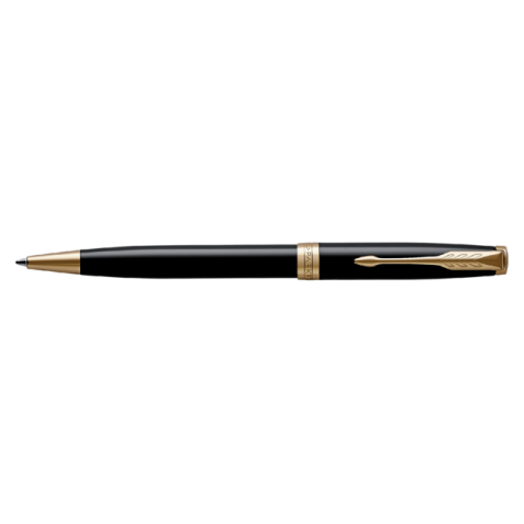 Stylo bille Parker Sonnet Black Lacquer GT Medium