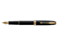 Vulpen Parker Sonnet matte black lacquer GT medium