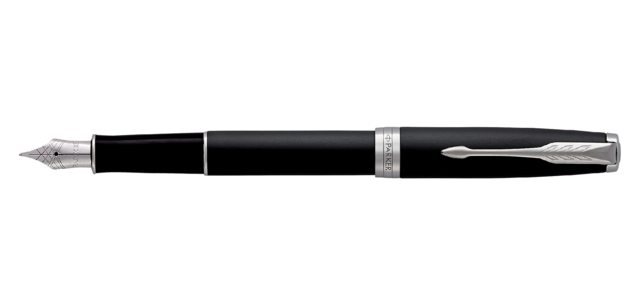 Stylo plume Parker Sonnet Matte Black CT Fin