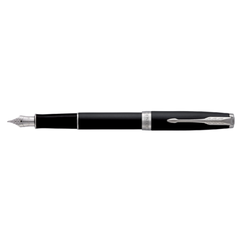 Stylo plume Parker Sonnet Matte Black CT Fin