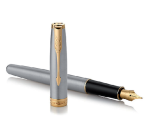 Stylo plume Parker Sonnet Stainless Steel GT Fin