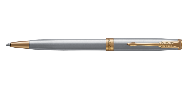 Stylo bille Parker Sonnet Stainless Steel GT Medium