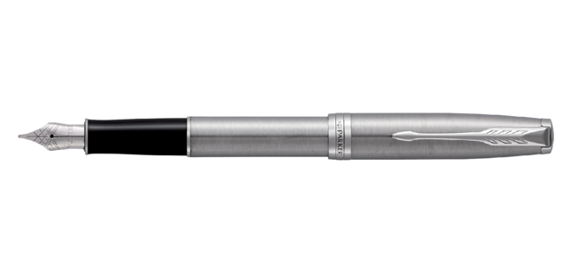 Parker Sonnet Edelstahl Füllfederhalter CT Mittel