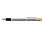 Stylo plume Parker IM Brushed Metal GT Medium