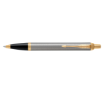 Stylo bille Parker IM Brushed Metal GT Medium