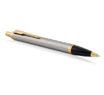 Stylo bille Parker IM Brushed Metal GT Medium