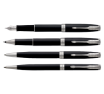 Stylo bille Parker Sonnet Matte Black Lacquer CT Medium